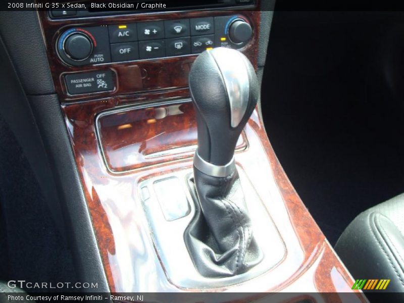 Black Obsidian / Graphite 2008 Infiniti G 35 x Sedan