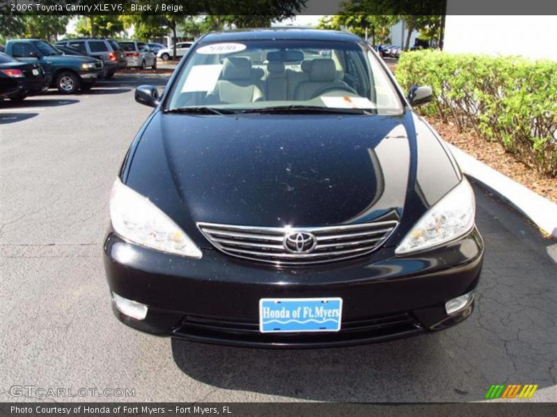 Black / Beige 2006 Toyota Camry XLE V6