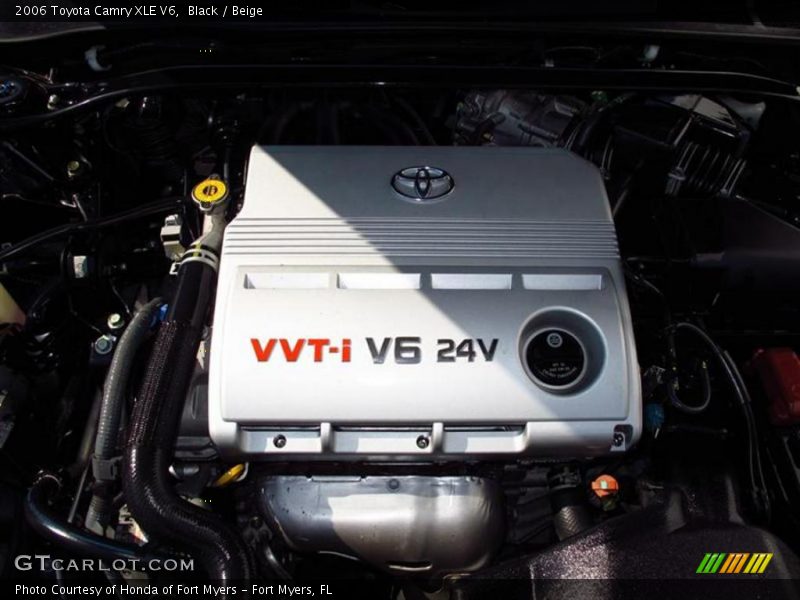 Black / Beige 2006 Toyota Camry XLE V6