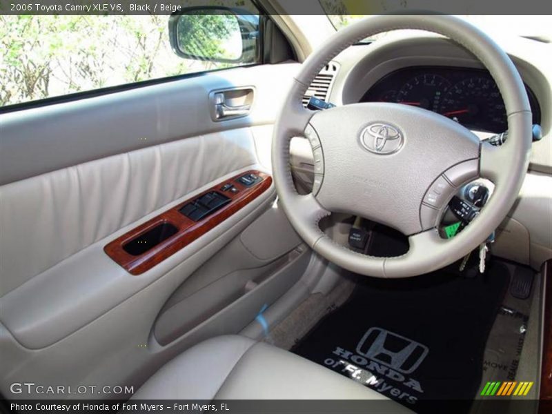 Black / Beige 2006 Toyota Camry XLE V6