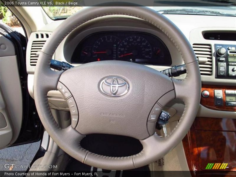 Black / Beige 2006 Toyota Camry XLE V6