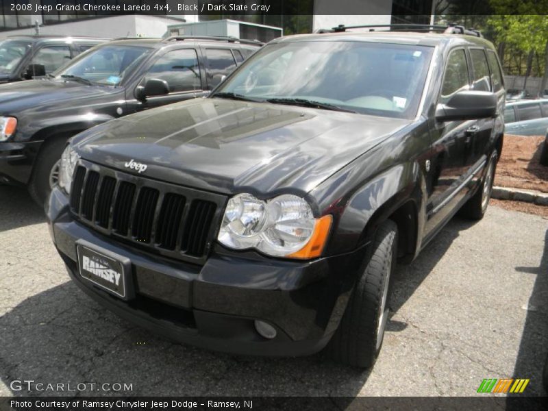 Black / Dark Slate Gray 2008 Jeep Grand Cherokee Laredo 4x4