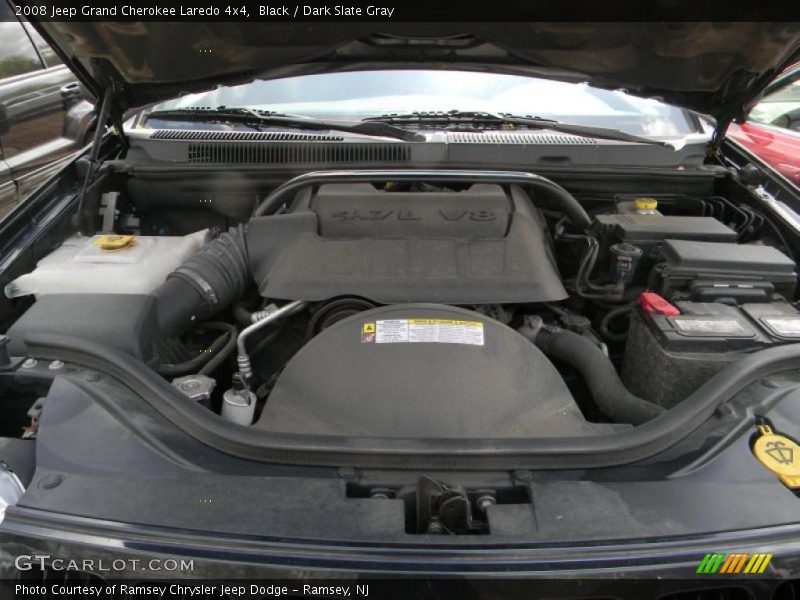 Black / Dark Slate Gray 2008 Jeep Grand Cherokee Laredo 4x4
