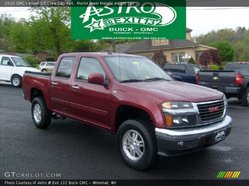 Merlot Jewel Metallic / Light Tan 2010 GMC Canyon SLT Crew Cab 4x4