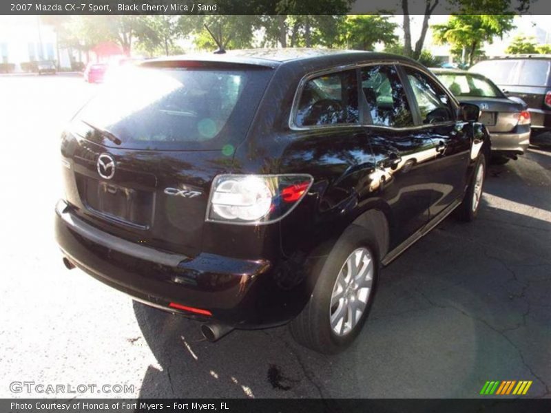 Black Cherry Mica / Sand 2007 Mazda CX-7 Sport