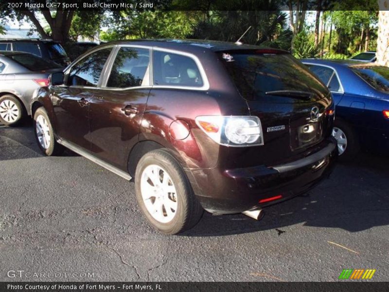 Black Cherry Mica / Sand 2007 Mazda CX-7 Sport