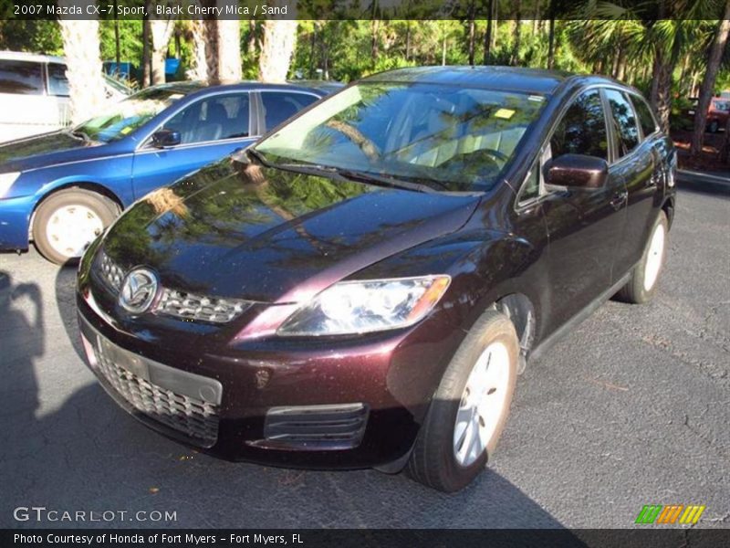 Black Cherry Mica / Sand 2007 Mazda CX-7 Sport
