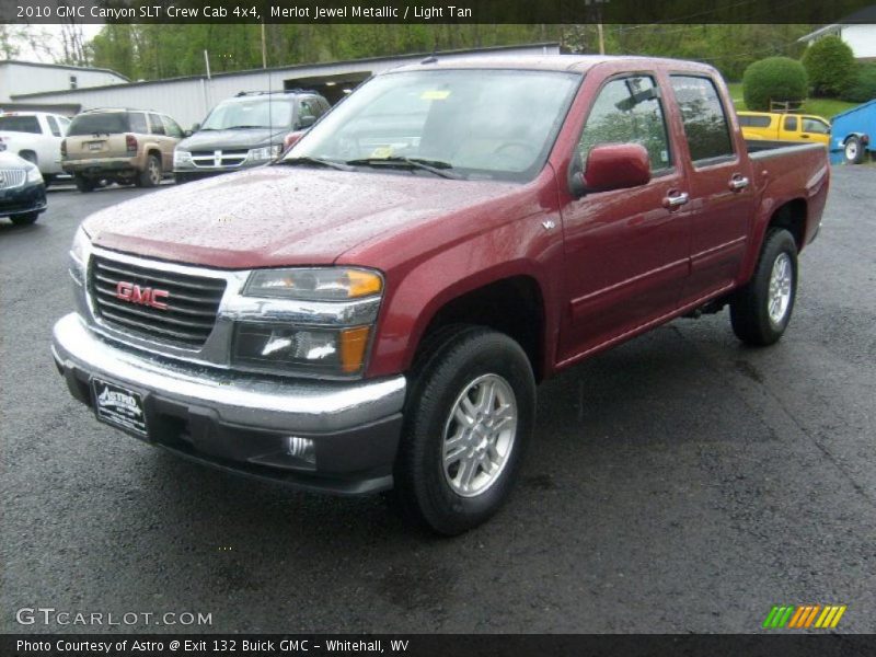 Merlot Jewel Metallic / Light Tan 2010 GMC Canyon SLT Crew Cab 4x4