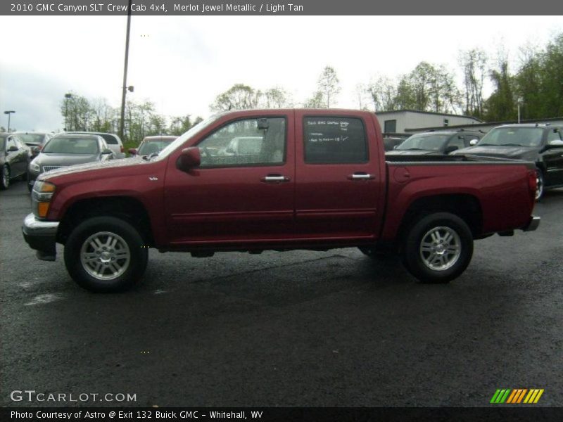 Merlot Jewel Metallic / Light Tan 2010 GMC Canyon SLT Crew Cab 4x4