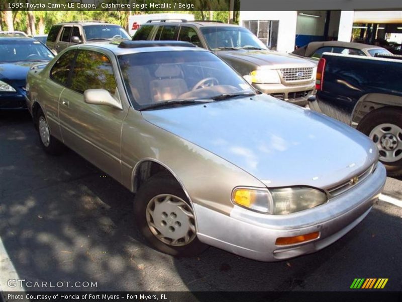 Cashmere Beige Metallic / Beige 1995 Toyota Camry LE Coupe