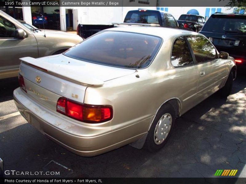 Cashmere Beige Metallic / Beige 1995 Toyota Camry LE Coupe