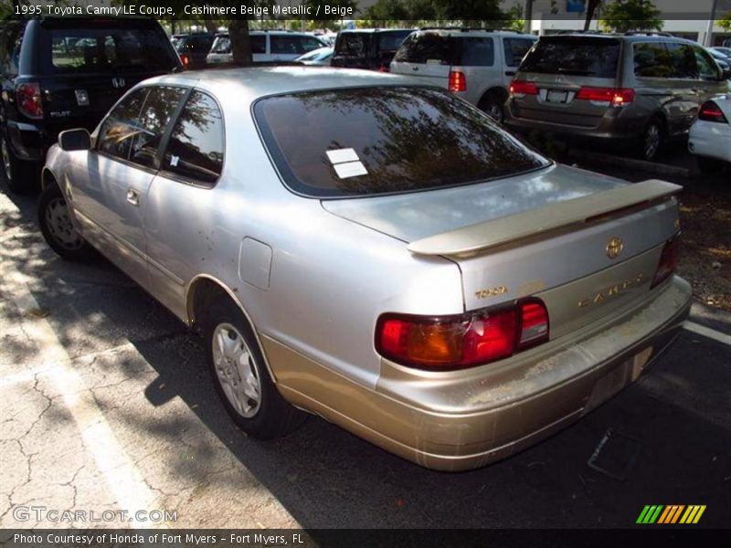 Cashmere Beige Metallic / Beige 1995 Toyota Camry LE Coupe