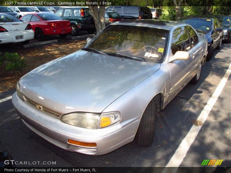 Cashmere Beige Metallic / Beige 1995 Toyota Camry LE Coupe