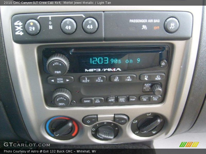 Controls of 2010 Canyon SLT Crew Cab 4x4