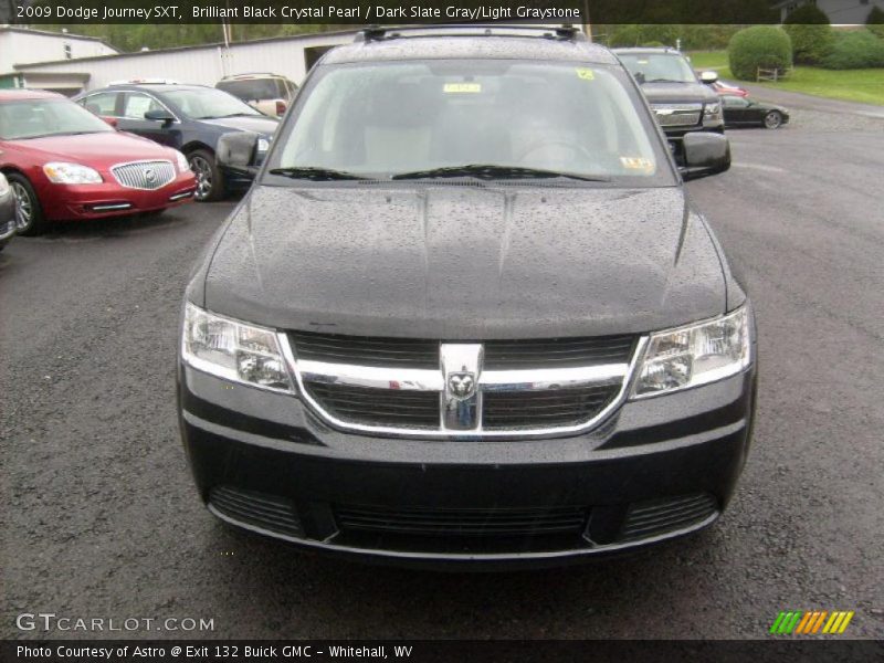 Brilliant Black Crystal Pearl / Dark Slate Gray/Light Graystone 2009 Dodge Journey SXT