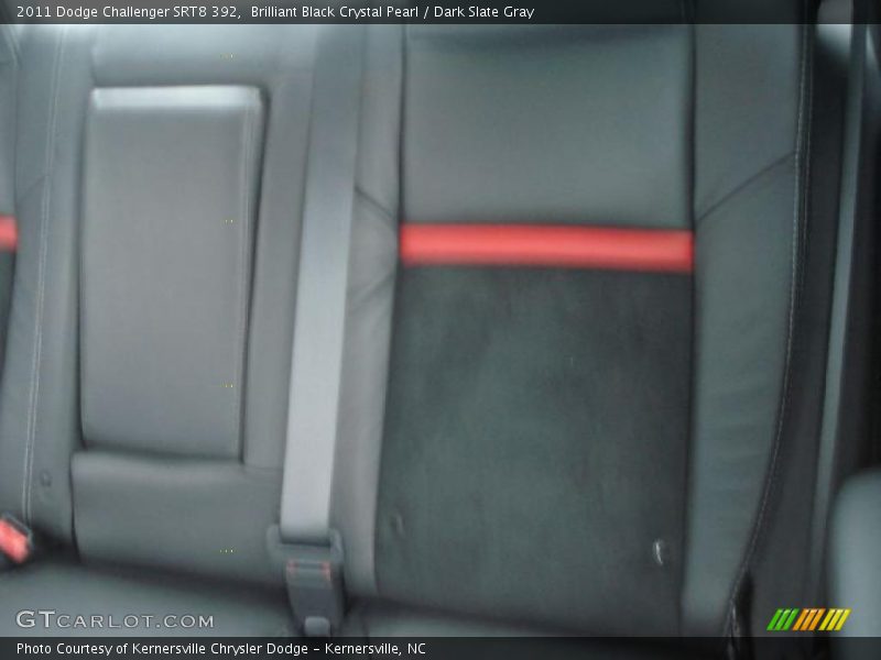 Brilliant Black Crystal Pearl / Dark Slate Gray 2011 Dodge Challenger SRT8 392