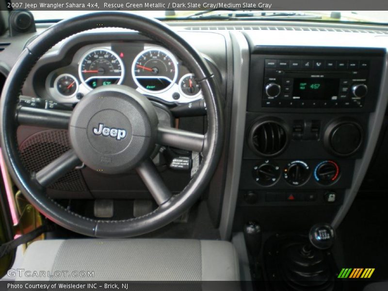 Rescue Green Metallic / Dark Slate Gray/Medium Slate Gray 2007 Jeep Wrangler Sahara 4x4