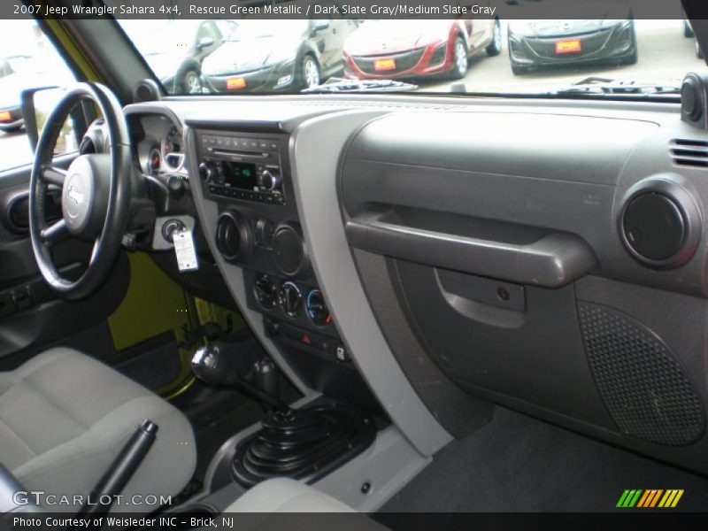 Rescue Green Metallic / Dark Slate Gray/Medium Slate Gray 2007 Jeep Wrangler Sahara 4x4