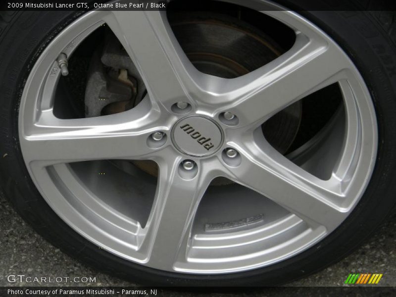 Custom Wheels of 2009 Lancer GTS