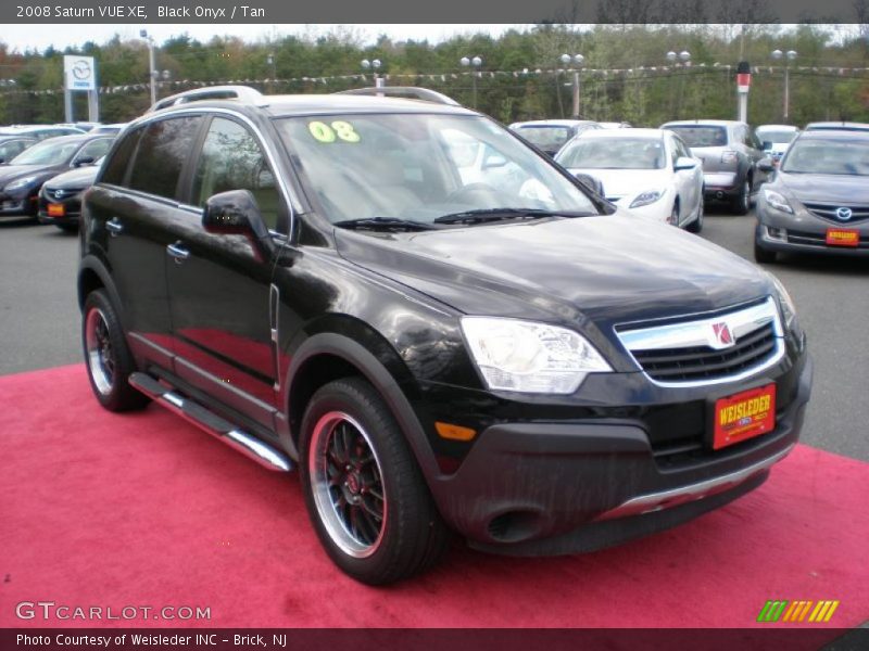 Black Onyx / Tan 2008 Saturn VUE XE