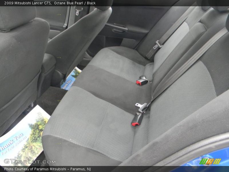 Octane Blue Pearl / Black 2009 Mitsubishi Lancer GTS