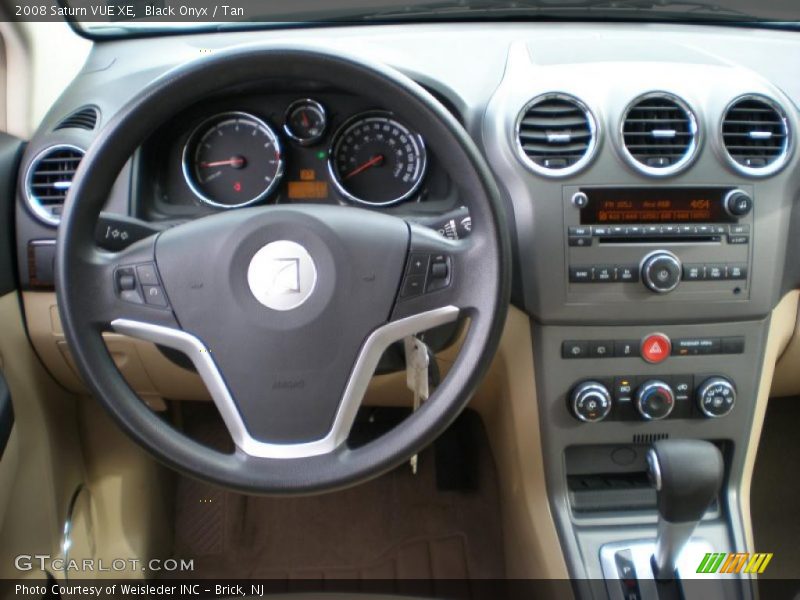 Black Onyx / Tan 2008 Saturn VUE XE