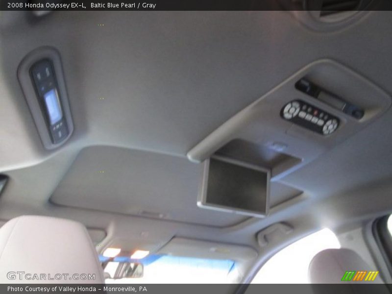 Baltic Blue Pearl / Gray 2008 Honda Odyssey EX-L