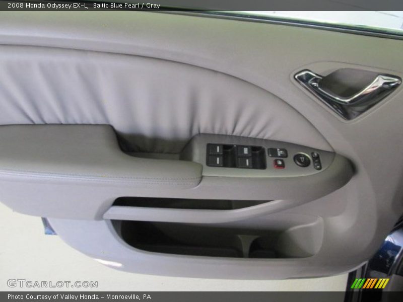 Baltic Blue Pearl / Gray 2008 Honda Odyssey EX-L