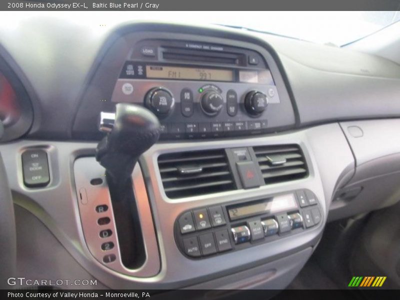 Baltic Blue Pearl / Gray 2008 Honda Odyssey EX-L