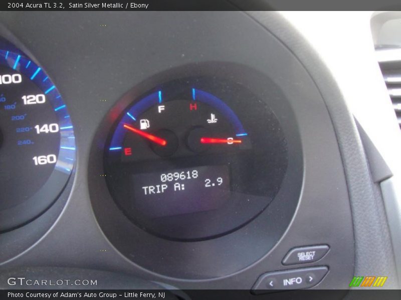 Satin Silver Metallic / Ebony 2004 Acura TL 3.2