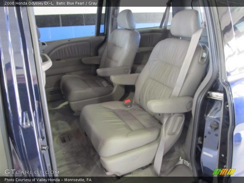 Baltic Blue Pearl / Gray 2008 Honda Odyssey EX-L