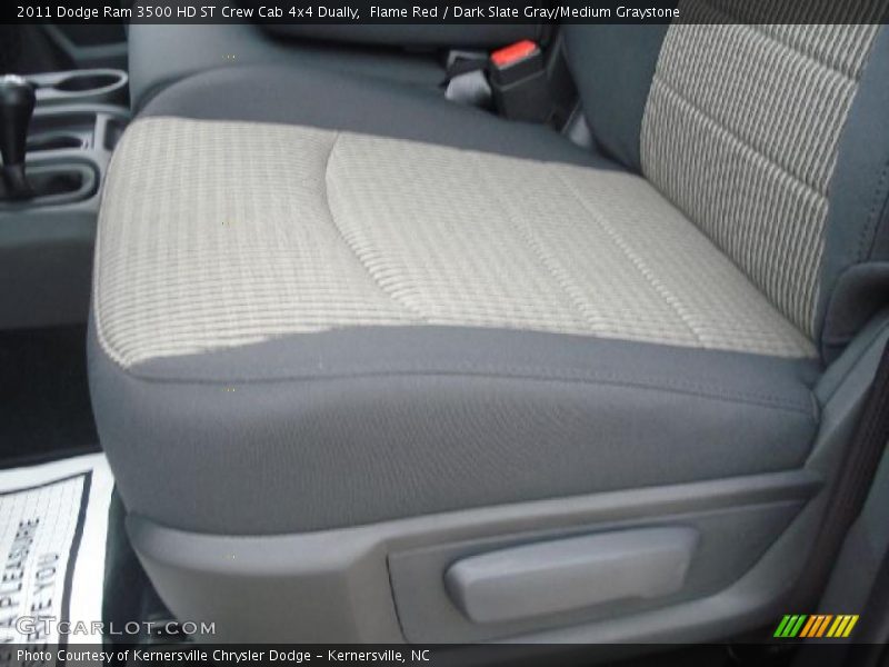 Flame Red / Dark Slate Gray/Medium Graystone 2011 Dodge Ram 3500 HD ST Crew Cab 4x4 Dually