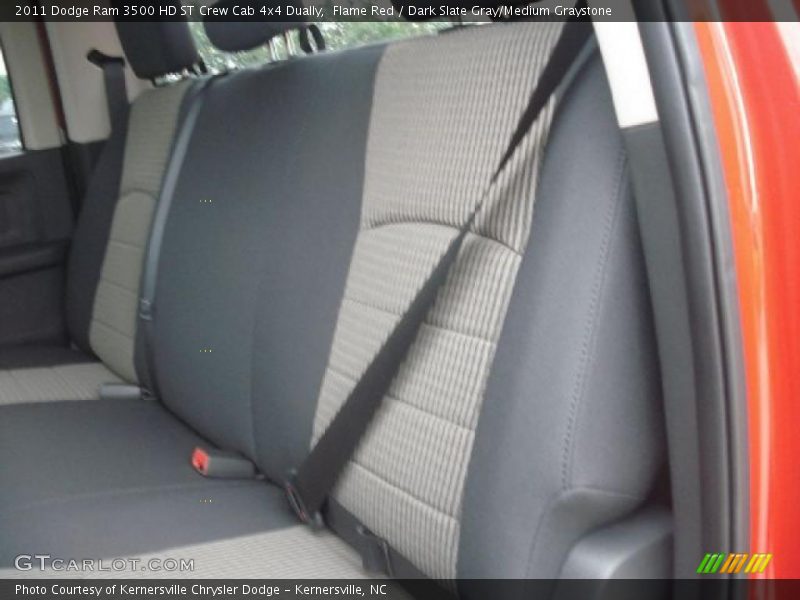 Flame Red / Dark Slate Gray/Medium Graystone 2011 Dodge Ram 3500 HD ST Crew Cab 4x4 Dually