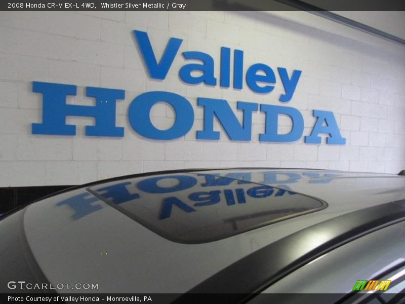 Whistler Silver Metallic / Gray 2008 Honda CR-V EX-L 4WD
