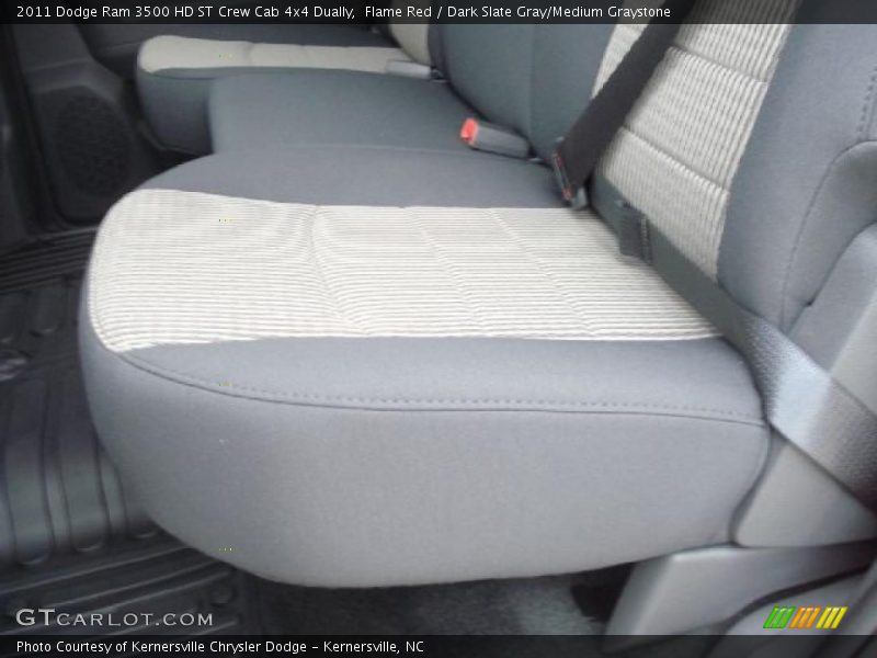 Flame Red / Dark Slate Gray/Medium Graystone 2011 Dodge Ram 3500 HD ST Crew Cab 4x4 Dually