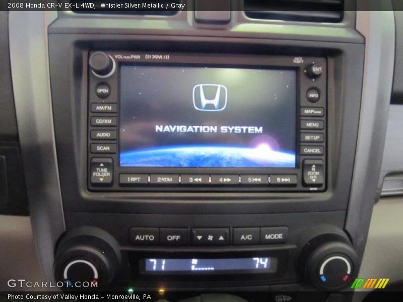 Whistler Silver Metallic / Gray 2008 Honda CR-V EX-L 4WD