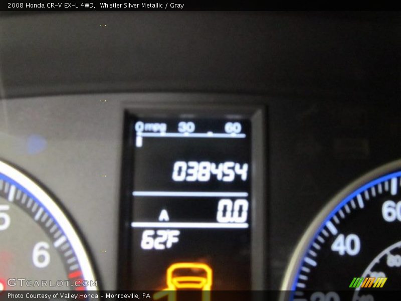 Whistler Silver Metallic / Gray 2008 Honda CR-V EX-L 4WD