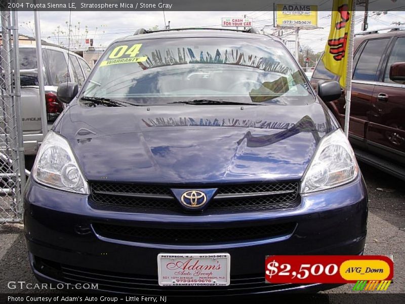 Stratosphere Mica / Stone Gray 2004 Toyota Sienna LE