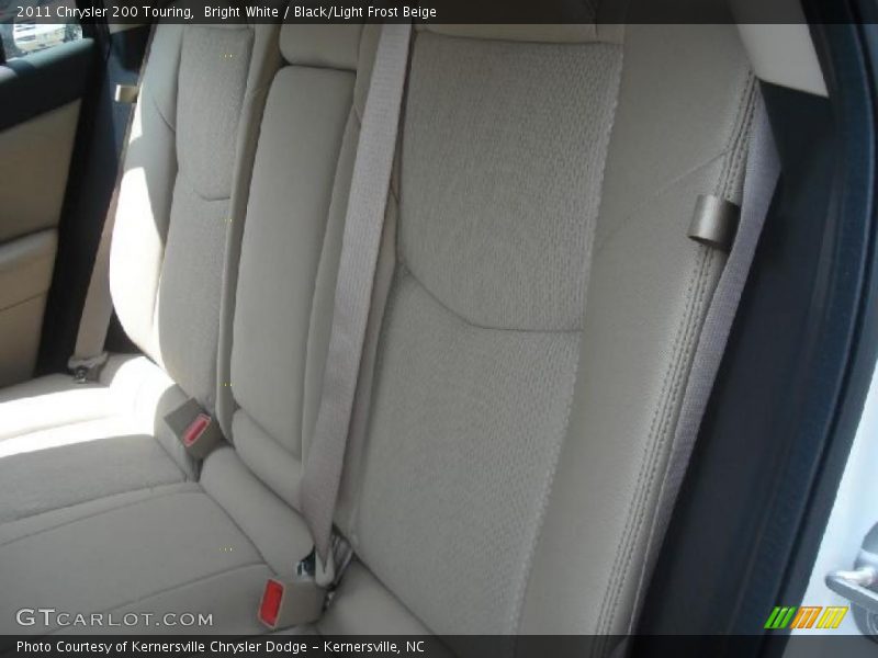 Bright White / Black/Light Frost Beige 2011 Chrysler 200 Touring