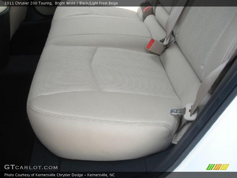 Bright White / Black/Light Frost Beige 2011 Chrysler 200 Touring
