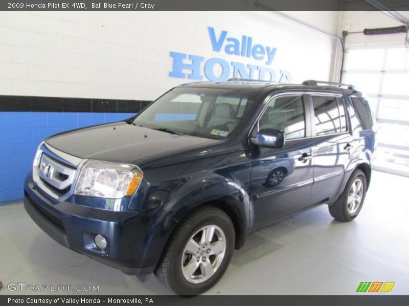 Bali Blue Pearl / Gray 2009 Honda Pilot EX 4WD