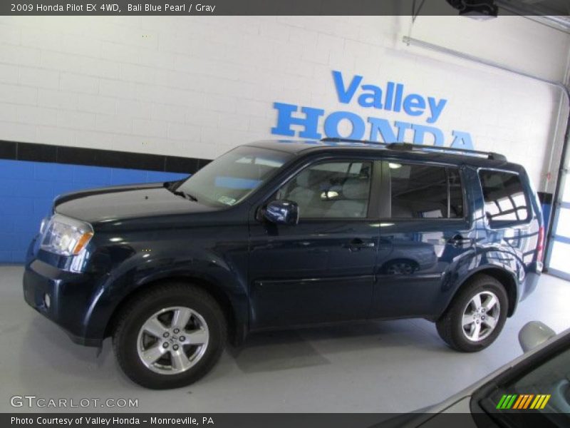 Bali Blue Pearl / Gray 2009 Honda Pilot EX 4WD