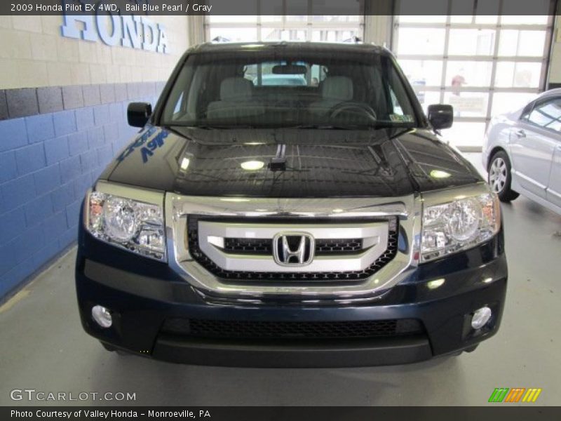 Bali Blue Pearl / Gray 2009 Honda Pilot EX 4WD