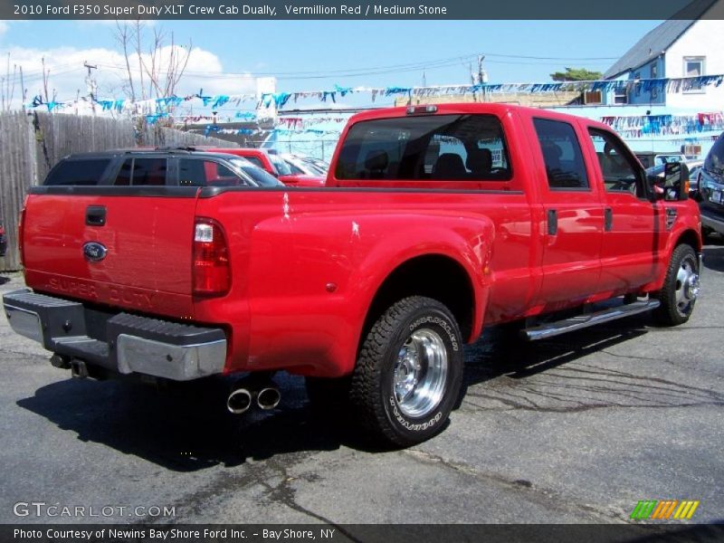  2010 F350 Super Duty XLT Crew Cab Dually Vermillion Red