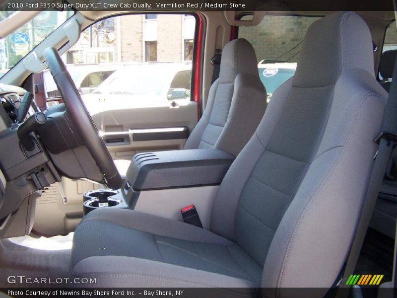 2010 F350 Super Duty XLT Crew Cab Dually Medium Stone Interior