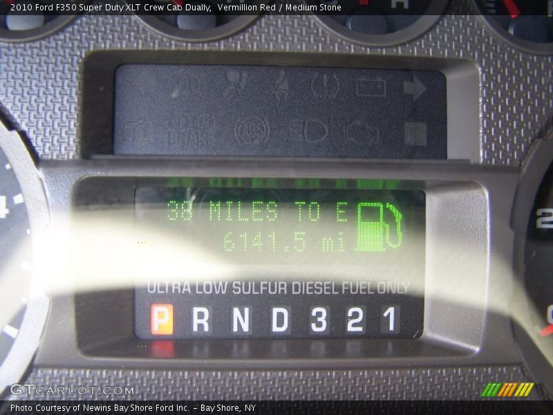 Vermillion Red / Medium Stone 2010 Ford F350 Super Duty XLT Crew Cab Dually