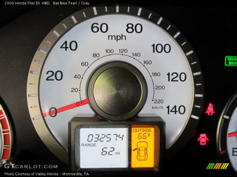 Bali Blue Pearl / Gray 2009 Honda Pilot EX 4WD
