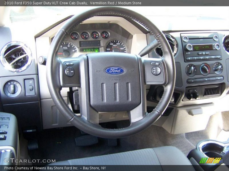 2010 F350 Super Duty XLT Crew Cab Dually Steering Wheel