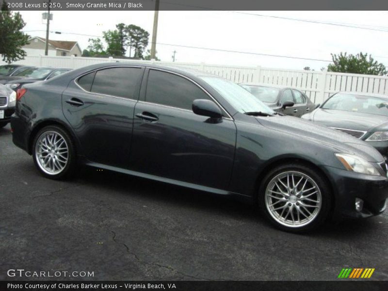 Smoky Granite Mica / Black 2008 Lexus IS 250