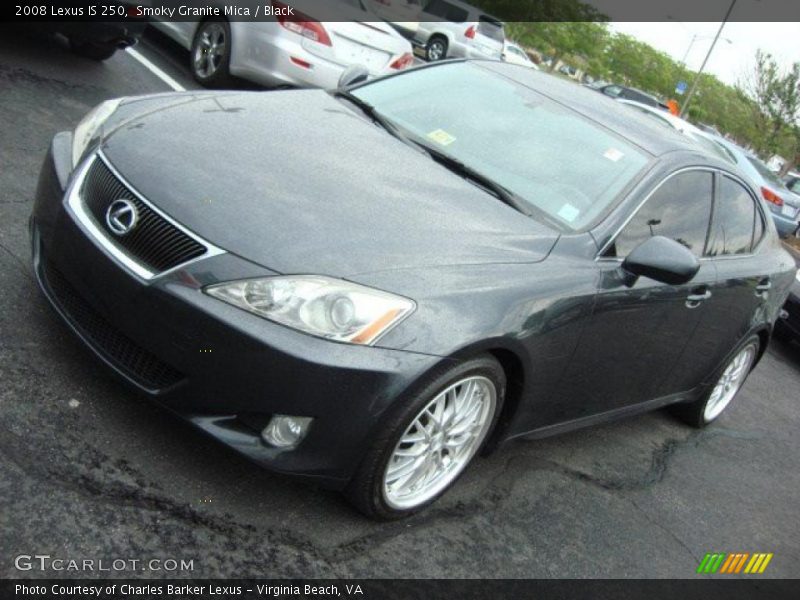 Smoky Granite Mica / Black 2008 Lexus IS 250